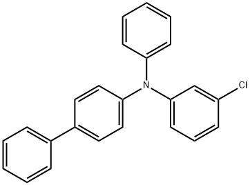 N-(3-chlorophenyl)-N-phenyl-[1,1'-biphenyl]-4-amine Structure