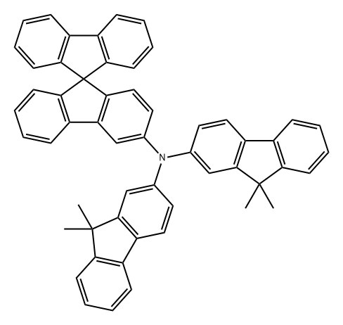 9,9'-Spirobi[9H-fluoren]-3-amine, N,N-bis(9,9-dimethyl-9H-fluoren-2-yl)- Structure