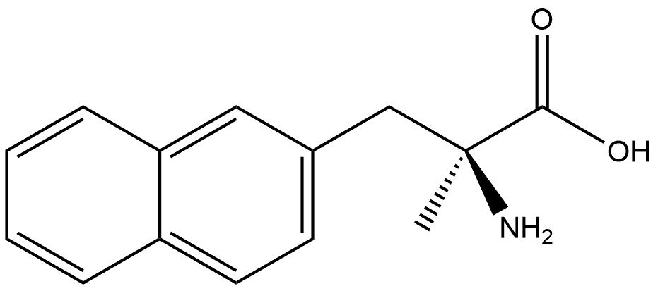 (2S)-2-amino-2-methyl-3-(2-naphthyl)propanoic acid Structure