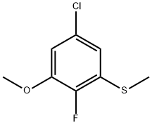 (5-Chloro-2-fluoro-3-methoxyphenyl)(methyl)sulfane Structure