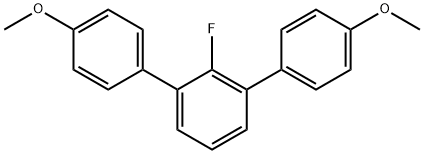 1,1':3',1''-Terphenyl, 2'-fluoro-4,4''-dimethoxy- Structure