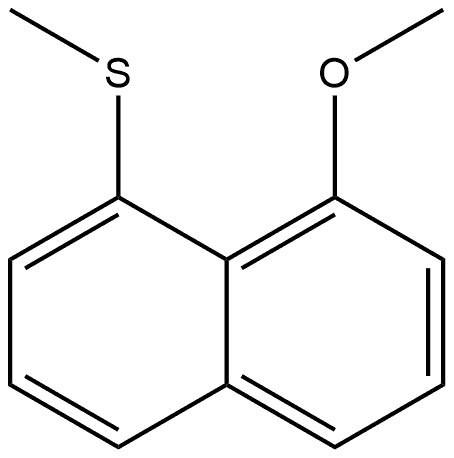 (8-methoxynaphthalen-1-yl)(methyl)sulfane Structure