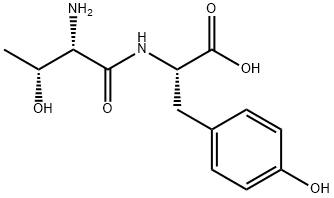 L-Tyrosine, L-threonyl- Structure