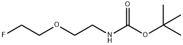 Carbamic acid, N-[2-(2-fluoroethoxy)ethyl]-, 1,1-dimethylethyl ester Structure