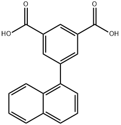 1,3-Benzenedicarboxylic acid, 5-(1-naphthalenyl)- Structure