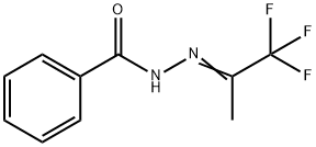 Benzoic acid, 2-(2,2,2-trifluoro-1-methylethylidene)hydrazide 구조식 이미지