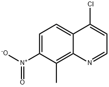 Quinoline, 4-chloro-8-methyl-7-nitro- Structure