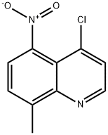 4-chloro-8-methyl-5-nitroquinoline Structure