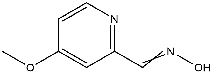 4-Methoxy-2-pyridinecarboxaldehyde oxime Structure