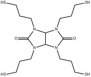 Imidazo[4,5-d]imidazole-2,5(1H,3H)-dione, tetrahydro-1,3,4,6-tetrakis(3-mercaptopropyl)- Structure