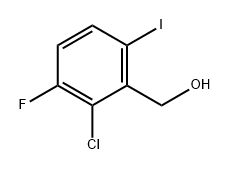 Benzenemethanol, 2-chloro-3-fluoro-6-iodo- Structure