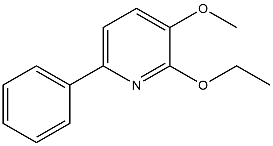 2-Ethoxy-3-methoxy-6-phenylpyridine Structure