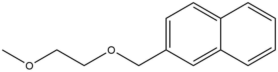 2-[(2-Methoxyethoxy)methyl]naphthalene Structure