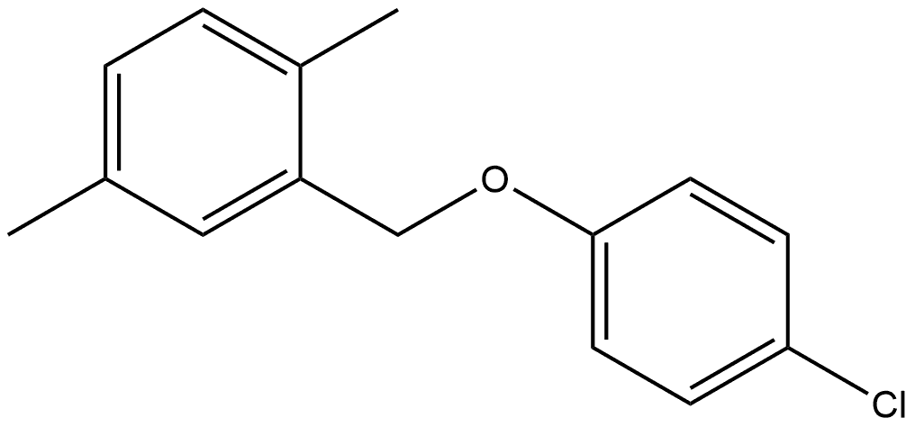 2-[(4-Chlorophenoxy)methyl]-1,4-dimethylbenzene Structure