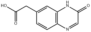 6-Quinoxalineacetic acid, 3,4-dihydro-3-oxo- 구조식 이미지