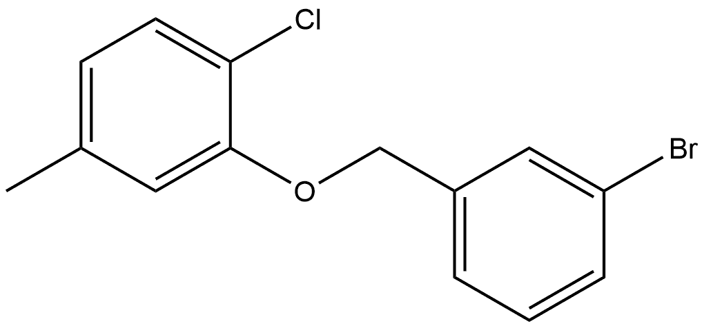 2-[(3-Bromophenyl)methoxy]-1-chloro-4-methylbenzene Structure