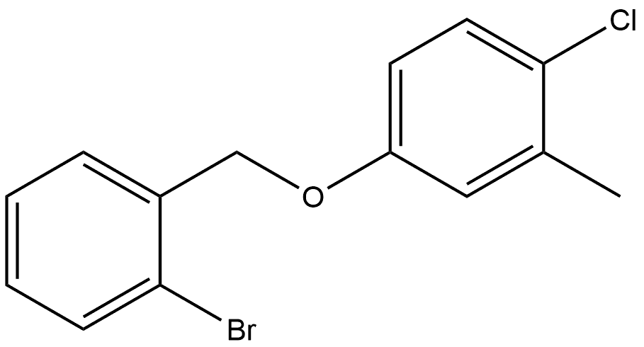 4-[(2-Bromophenyl)methoxy]-1-chloro-2-methylbenzene Structure