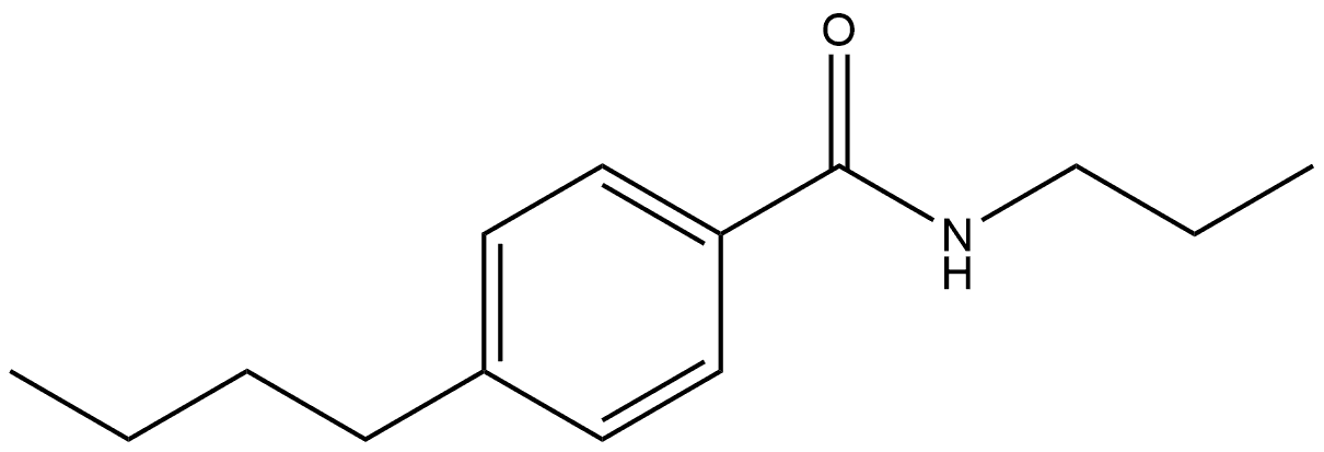 4-Butyl-N-propylbenzamide Structure