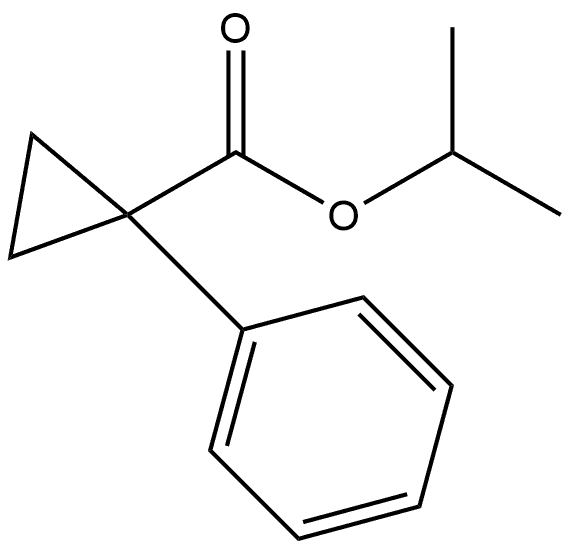 1-Methylethyl 1-phenylcyclopropanecarboxylate Structure