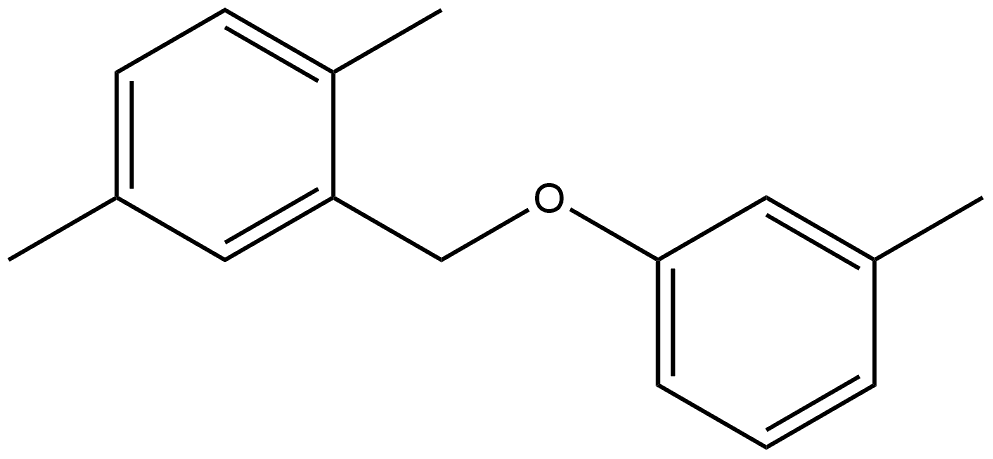 1,4-Dimethyl-2-[(3-methylphenoxy)methyl]benzene Structure