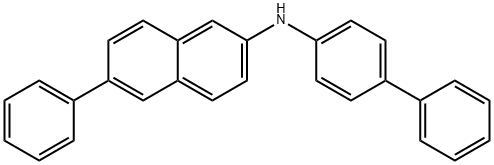 2-Naphthalenamine, N-[1,1'-biphenyl]-4-yl-6-phenyl- Structure