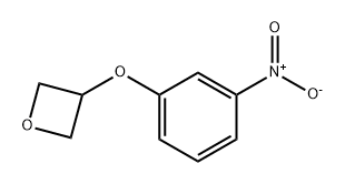 Oxetane, 3-(3-nitrophenoxy)- Structure
