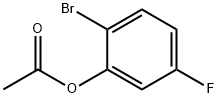 2-Bromo-5-fluorophenyl acetate Structure