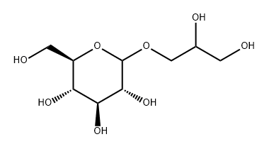 D-Glucopyranoside, 2,3-dihydroxypropyl Structure