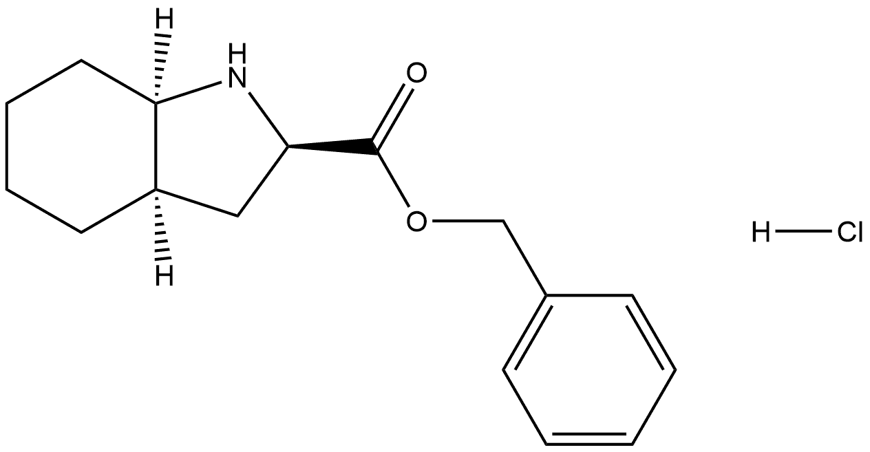 Trandolapril Impurity 4 HCl 구조식 이미지