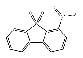 Dibenzothiophene, 4-nitro-, 5,5-dioxide 구조식 이미지