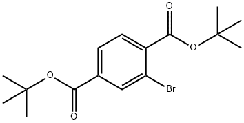 1,4-Benzenedicarboxylic acid, 2-bromo-, 1,4-bis(1,1-dimethylethyl) ester Structure