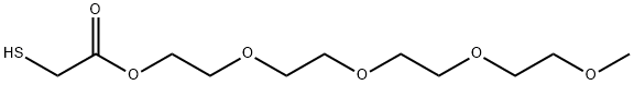 Acetic acid, 2-mercapto-, 3,6,9,12-tetraoxatridec-1-yl ester 구조식 이미지