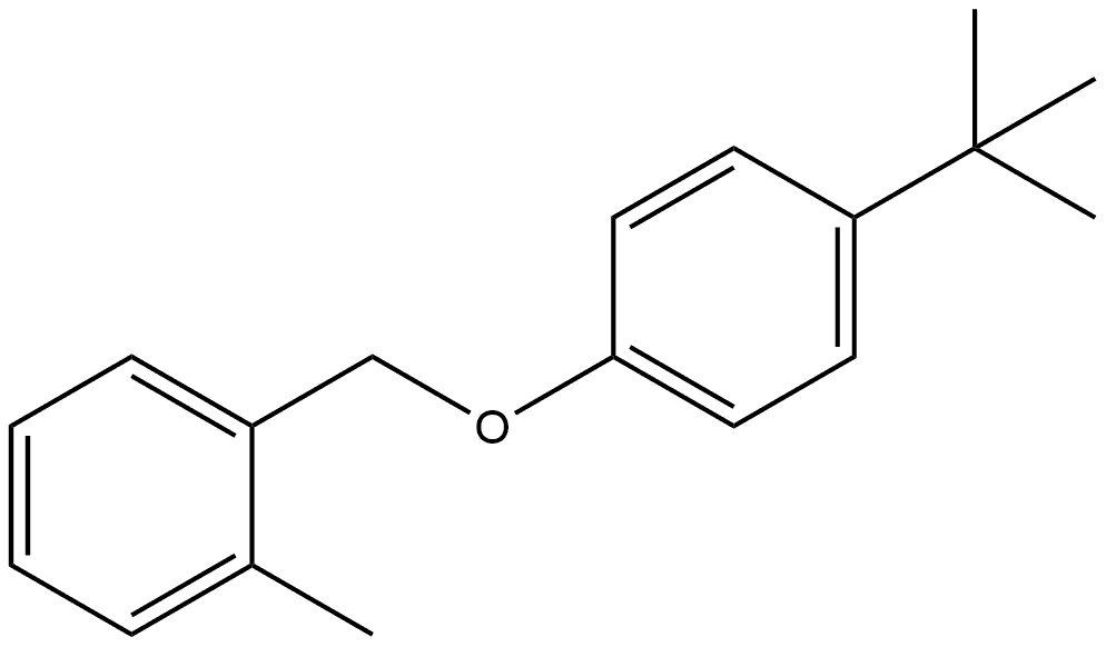 1-[[4-(1,1-Dimethylethyl)phenoxy]methyl]-2-methylbenzene Structure