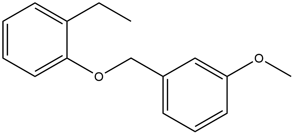 1-Ethyl-2-[(3-methoxyphenyl)methoxy]benzene Structure