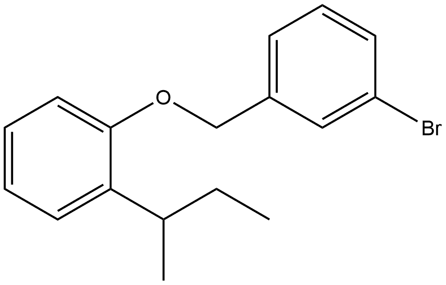 1-[(3-Bromophenyl)methoxy]-2-(1-methylpropyl)benzene Structure