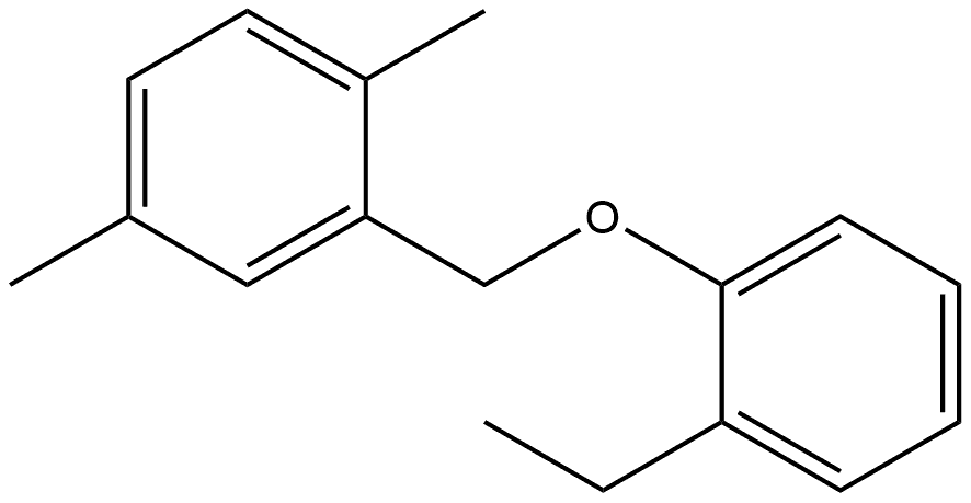 2-[(2-Ethylphenoxy)methyl]-1,4-dimethylbenzene Structure