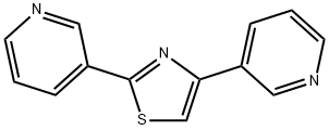 2,4-di(3-pyridyl)-1,3-thiazole Structure