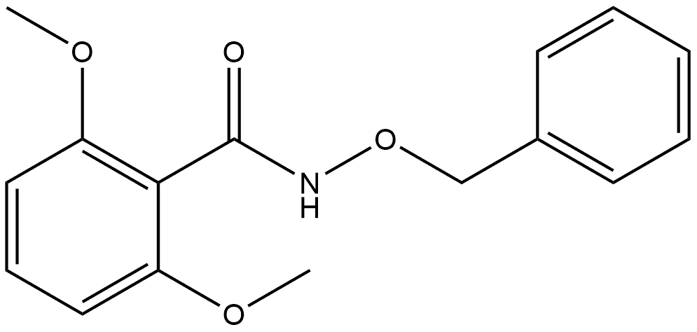 2,6-Dimethoxy-N-(phenylmethoxy)benzamide Structure