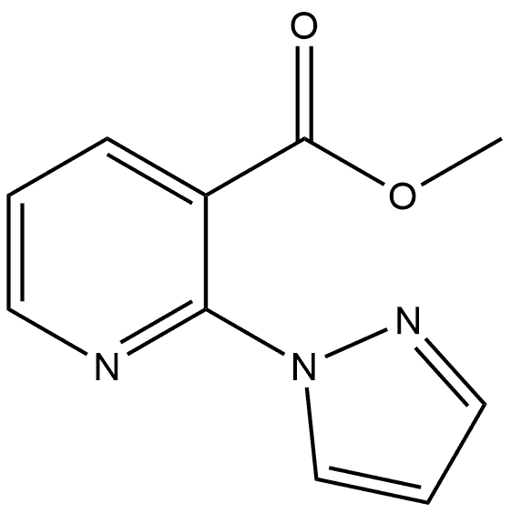 methyl 2-(1H-pyrazol-1-yl)nicotinate Structure