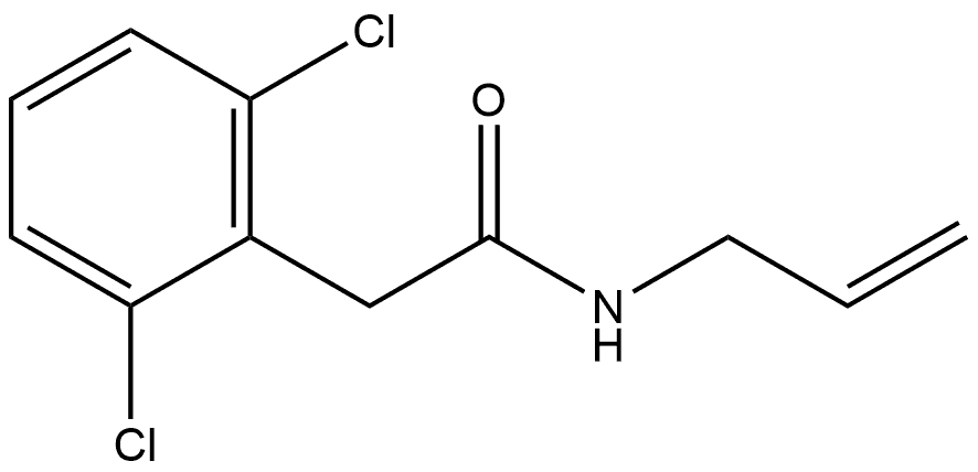 2,6-Dichloro-N-2-propen-1-ylbenzeneacetamide Structure