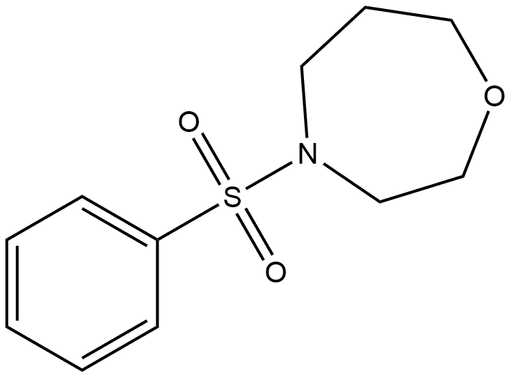 Hexahydro-4-(phenylsulfonyl)-1,4-oxazepine Structure