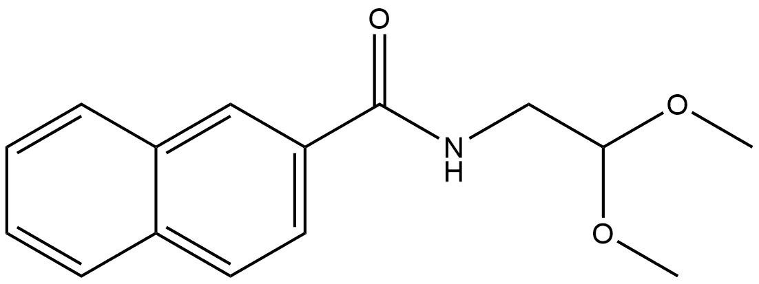 N-(2,2-Dimethoxyethyl)-2-naphthalenecarboxamide Structure