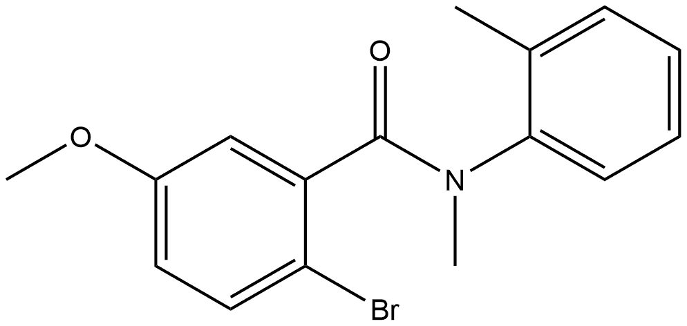 2-Bromo-5-methoxy-N-methyl-N-(2-methylphenyl)benzamide Structure