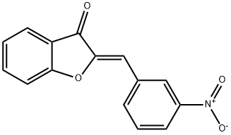 3(2H)-Benzofuranone, 2-[(3-nitrophenyl)methylene]-, (2Z)- Structure