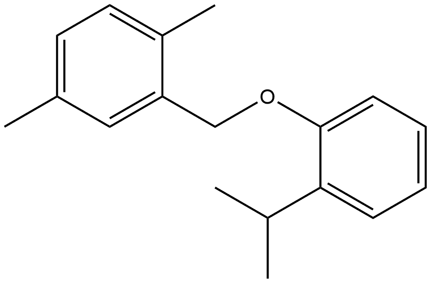 1,4-Dimethyl-2-[[2-(1-methylethyl)phenoxy]methyl]benzene Structure