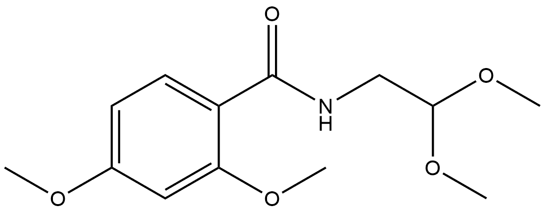 N-(2,2-Dimethoxyethyl)-2,4-dimethoxybenzamide Structure