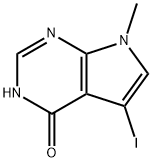 5-Iodo-7-methyl-7H-pyrrolo[2,3-d]pyrimidin-4-ol Structure