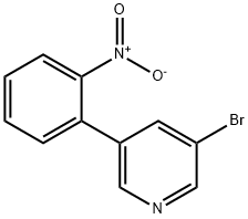 3-Bromo-5-(2-nitrophenyl)pyridine Structure