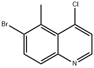 6-bromo-4-chloro-5-methylquinoline Structure