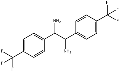 1,2-Ethanediamine, 1,2-bis[4-(trifluoromethyl)phenyl]- Structure